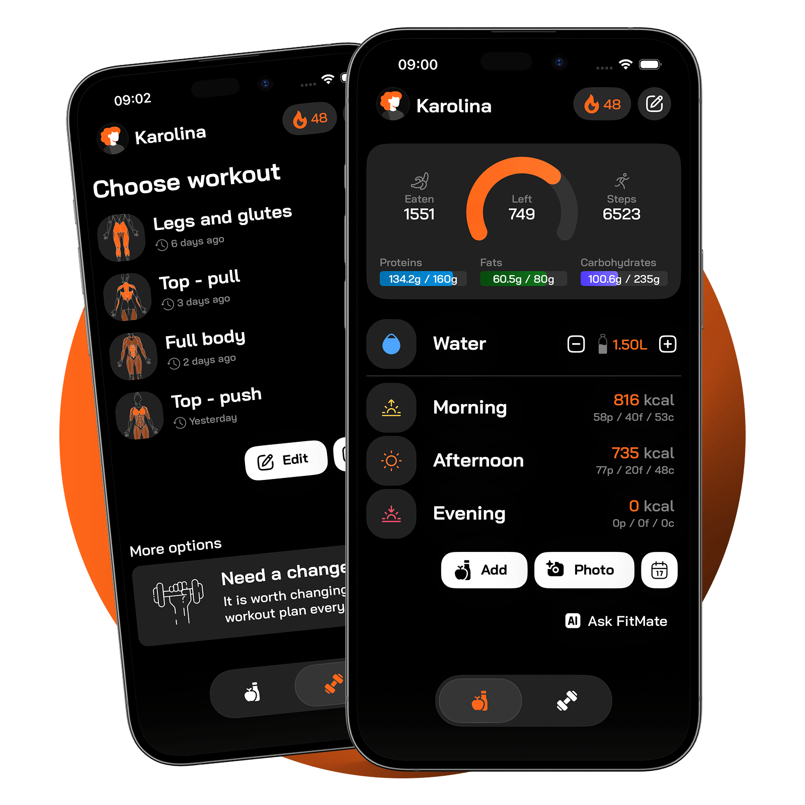 Home screen screenshots