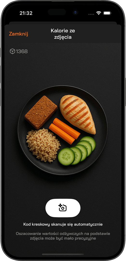 Zrób zdjęcie posiłku i AI policzy kalorie